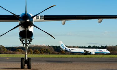 Flybe plane at Southampton Airport