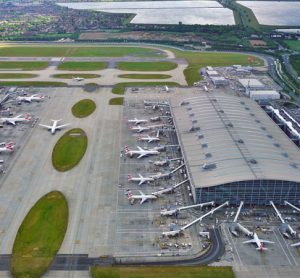 Arial view of London Heathrow Airport