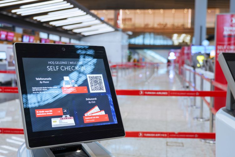 Self-Check in Istanbul Airport