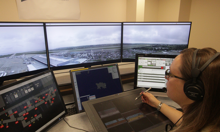 Visualising the sky better at Jersey Airport's remote air traffic control tower