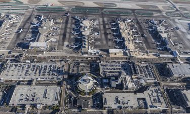 Arial view of Los Angeles International Airport