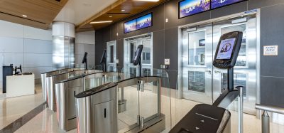 New biometric gates Tom Bradley International Terminal.