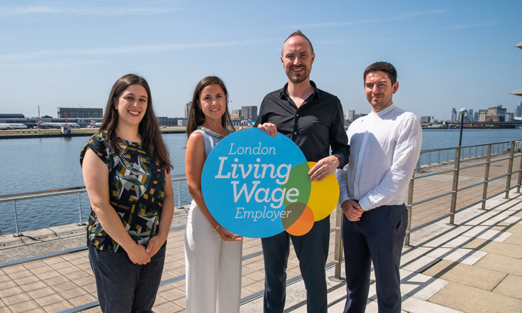 London City Airport receives second living wage accolade