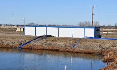 The new filtration system at Edmonton Airport