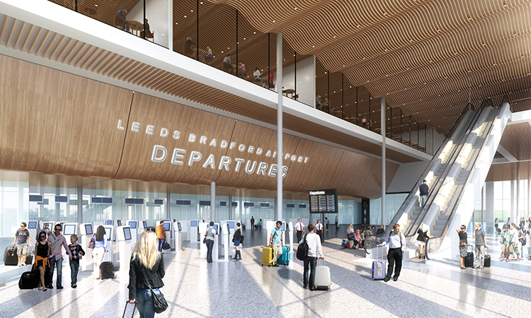 CGI images of replacement terminal released by Leeds Bradford Airport