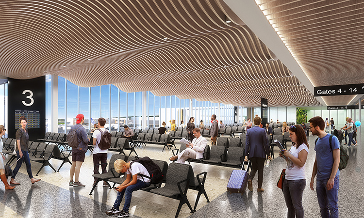 Leeds Bradford Airport CGI render