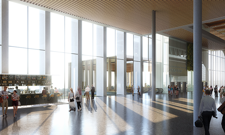 CGI render proposed terminal