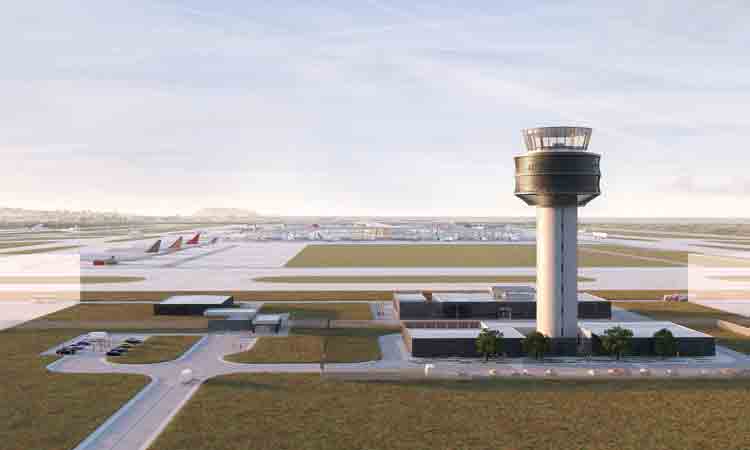 Rendering of Lima Airport's developed airside