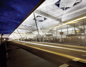 London Stansted's terminal building