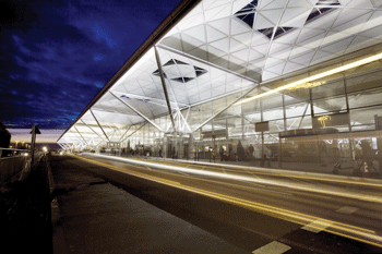 London Stansted's terminal building