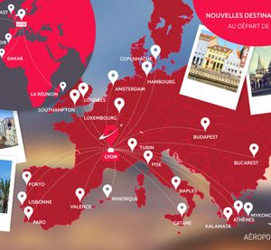 Lyon Airport adds 22 new direct routes in 2016