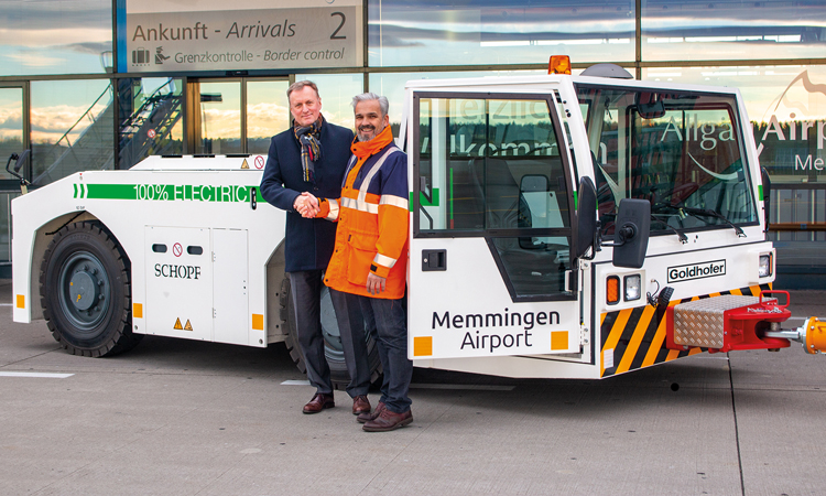 Memmingen Airport introduces zero-emission aircraft tow tractor