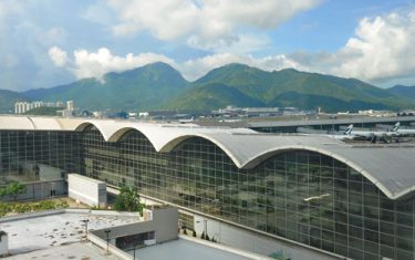 Hong Kong International airport terminal building