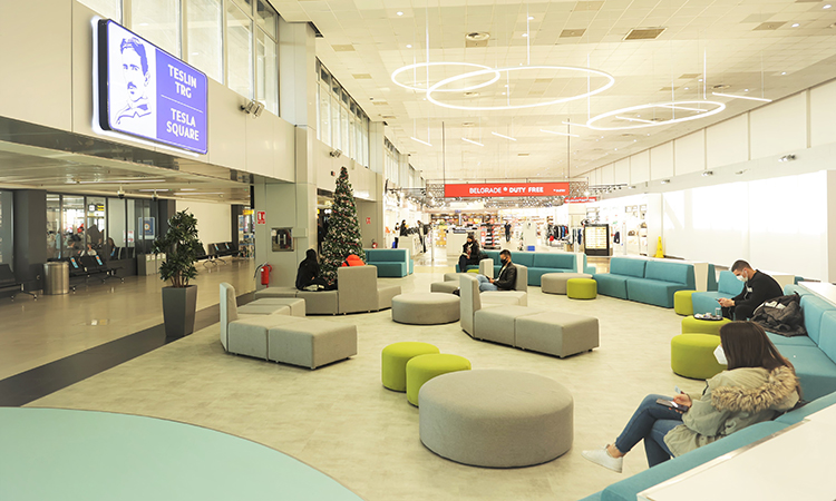 Modernisation of central boarding area at Belgrade Airport completed