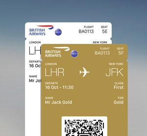 Multiple mobile boarding pass capability added to BA app