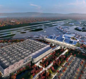 Initial design for terminal development at Pittsburgh Airport approved