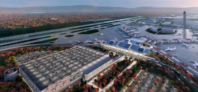 Initial design for terminal development at Pittsburgh Airport approved
