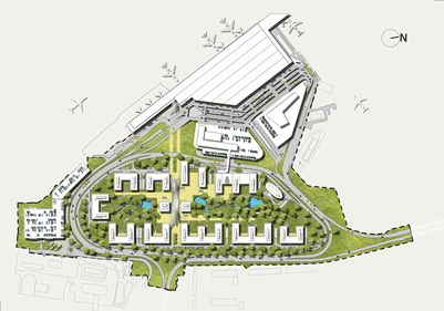 Plan of Chopin Airport City