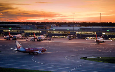 Reduction of carbon emissions at Adelaide Airport