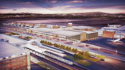 Salt Lake City International Airport terminal redevelopment