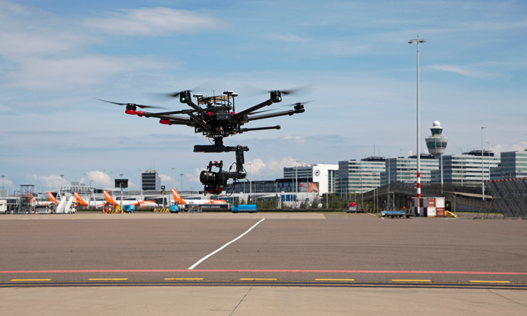Inspection drone trials to be conducted at Amsterdam Airport Schiphol