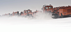 Snow equipment Chopin Airport