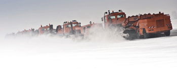 Snow equipment Chopin Airport