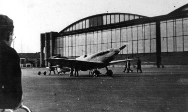 Spitfire at Southampton Airport
