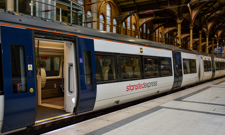 Stansted Airport's Stansted Express is an example of fixed transport infrastructure