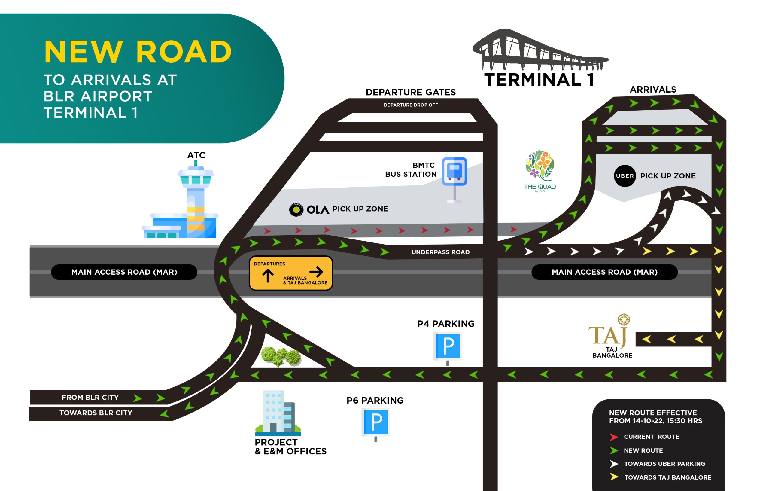 Bengaluru International Airport Map