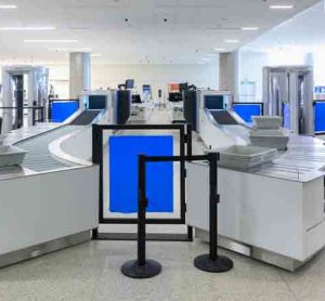 TSA checkpoint at The New SLC Airport