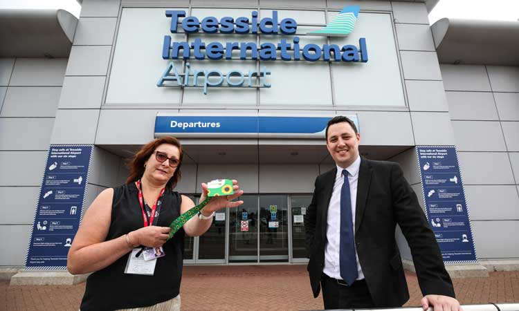 Teesside International Airport joins Hidden Disability Sunflower scheme