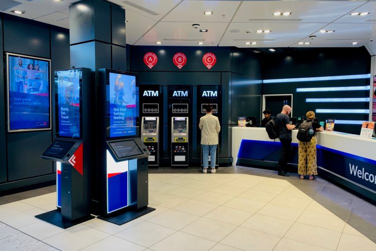 Travelex new automated kiosks at Heathrow