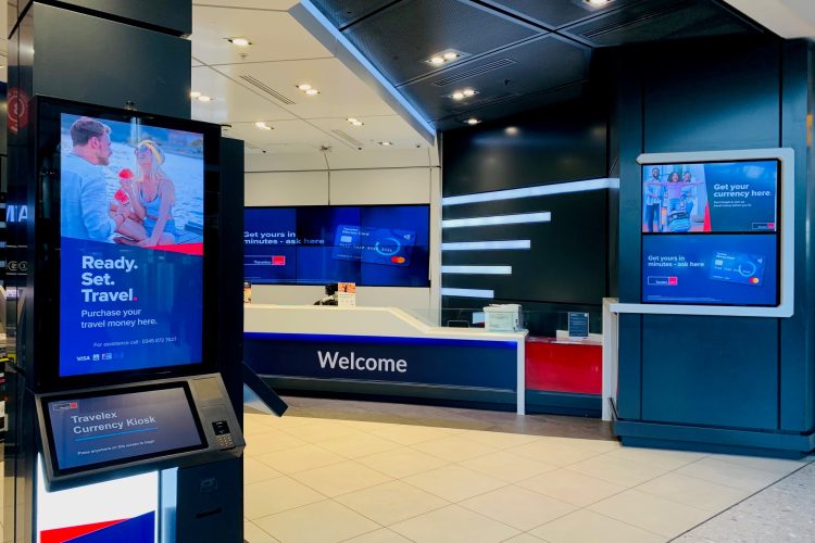 Travelex KIOSK at Heathrow