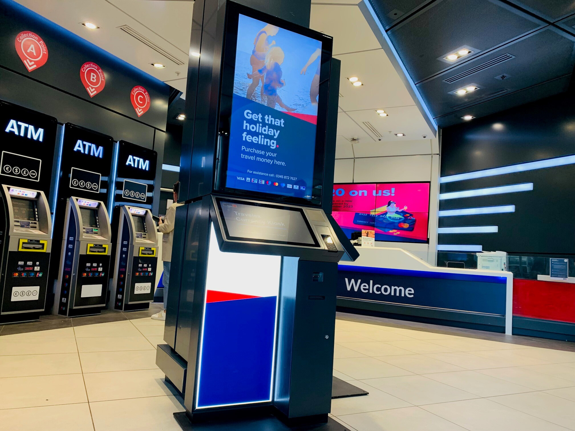 Travelex KIOSK at Heathrow