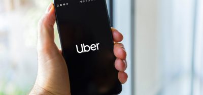 Iphone with Uber app