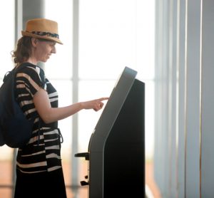 US air travellers: happy when using self-service check-in