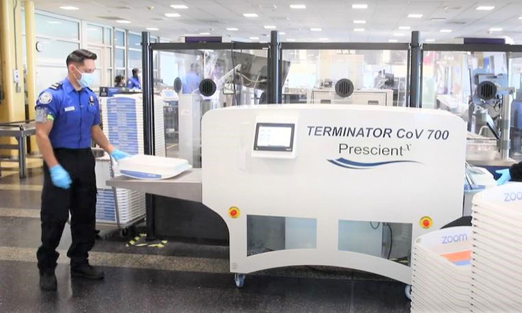 TSA launches assessment of UV-C technology to disinfect checkpoint bins