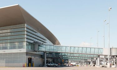 Winnipeg Airport's building exterior