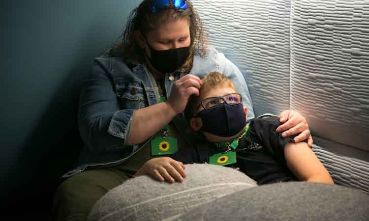 Seattle-Tacoma International Airport’s Sensory Room is a calming place to take a break for travelers who may feel overstimulated or overwhelmed.