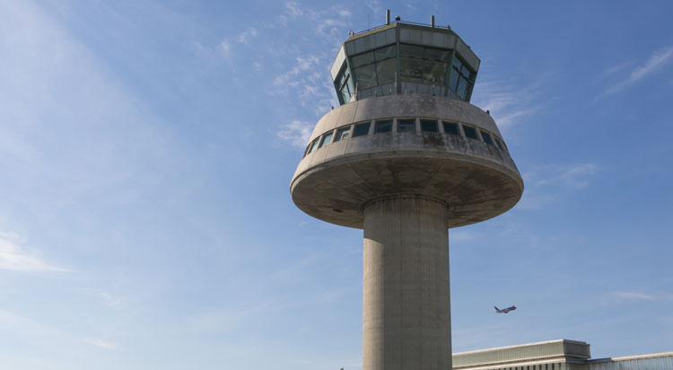 Air traffic control tower Barcelona, Spain