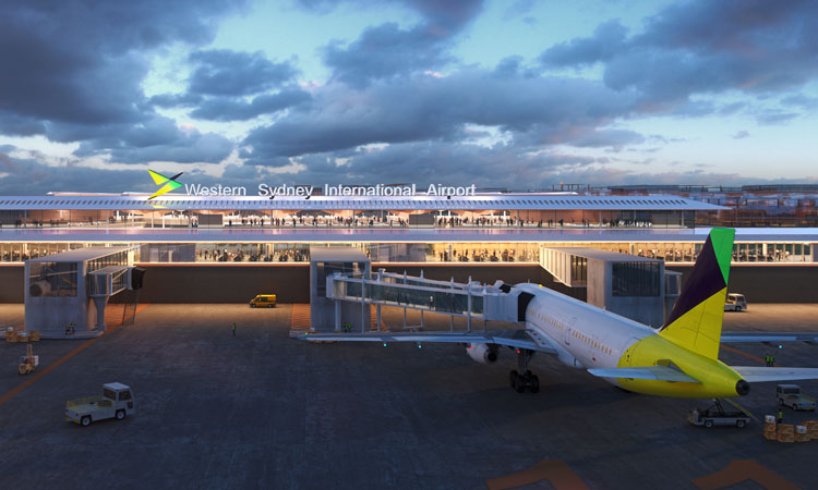 Airside at Sydney's new airport