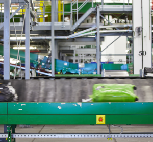 Baggage handling system at airport