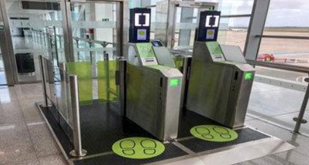 Innovation includes the biometric gates at Menorca