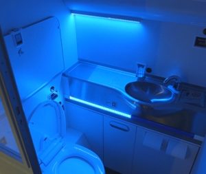 Boeing Develops Self-Cleaning Lavatory