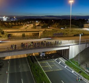 Manchester Airport's new bridge