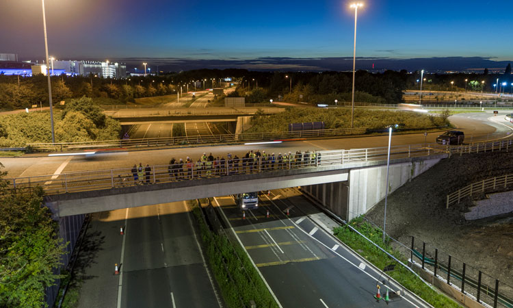 Manchester Airport's new bridge