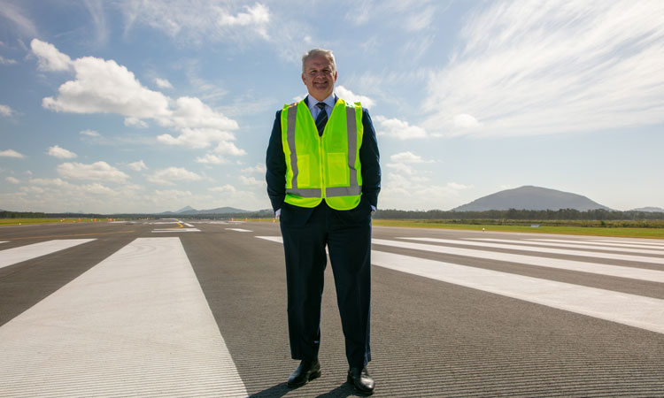 Andrew Brodie at Sunshine Coast Airport