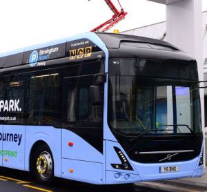 Birmingham Airport launches fully electric bus fleet