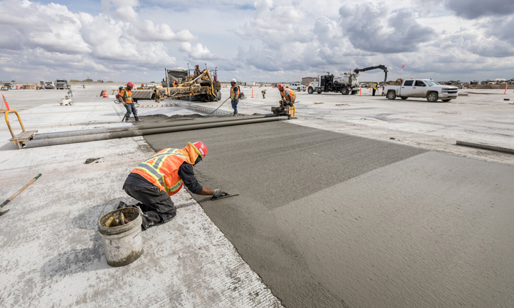 Low-carbon concrete project completed at Calgary International Airport